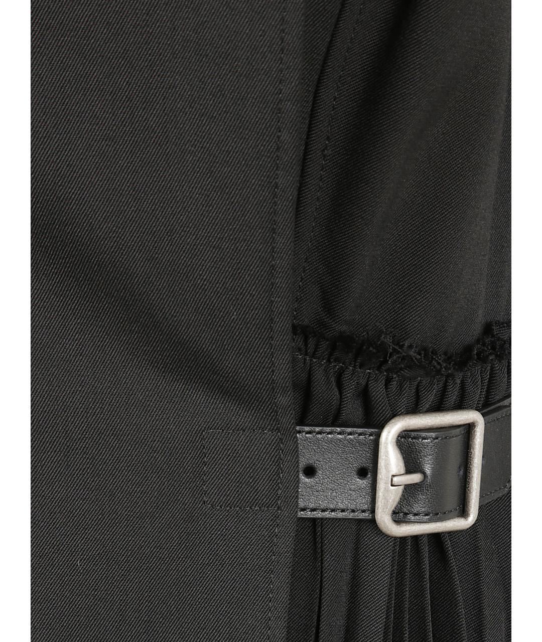 BURBERRY Черное полиэстеровое повседневное платье, фото 2