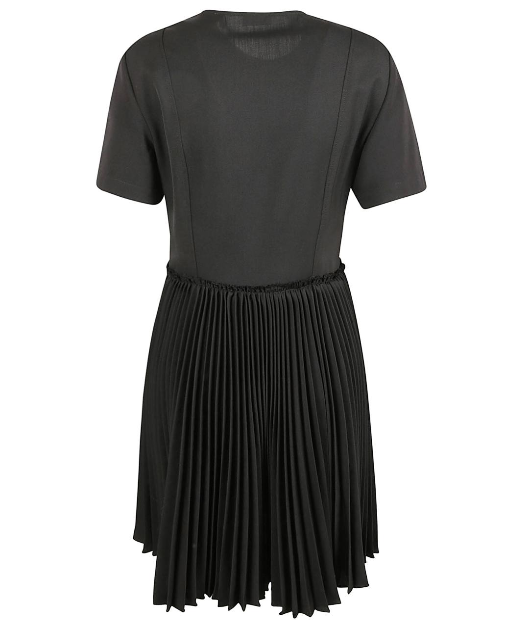 BURBERRY Черное полиэстеровое повседневное платье, фото 3