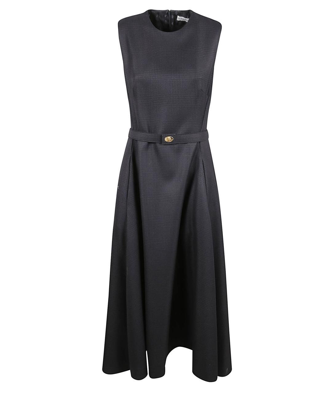 BURBERRY Мульти шерстяное повседневное платье, фото 1