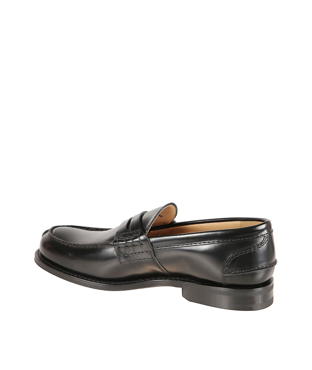 CHURCH'S Черные кожаные лоферы, фото 3