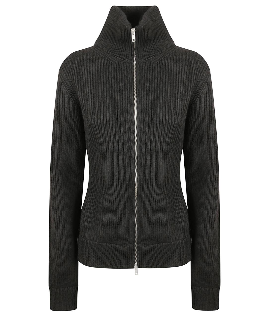 MAISON MARGIELA Черный шерстяной кардиган, фото 1