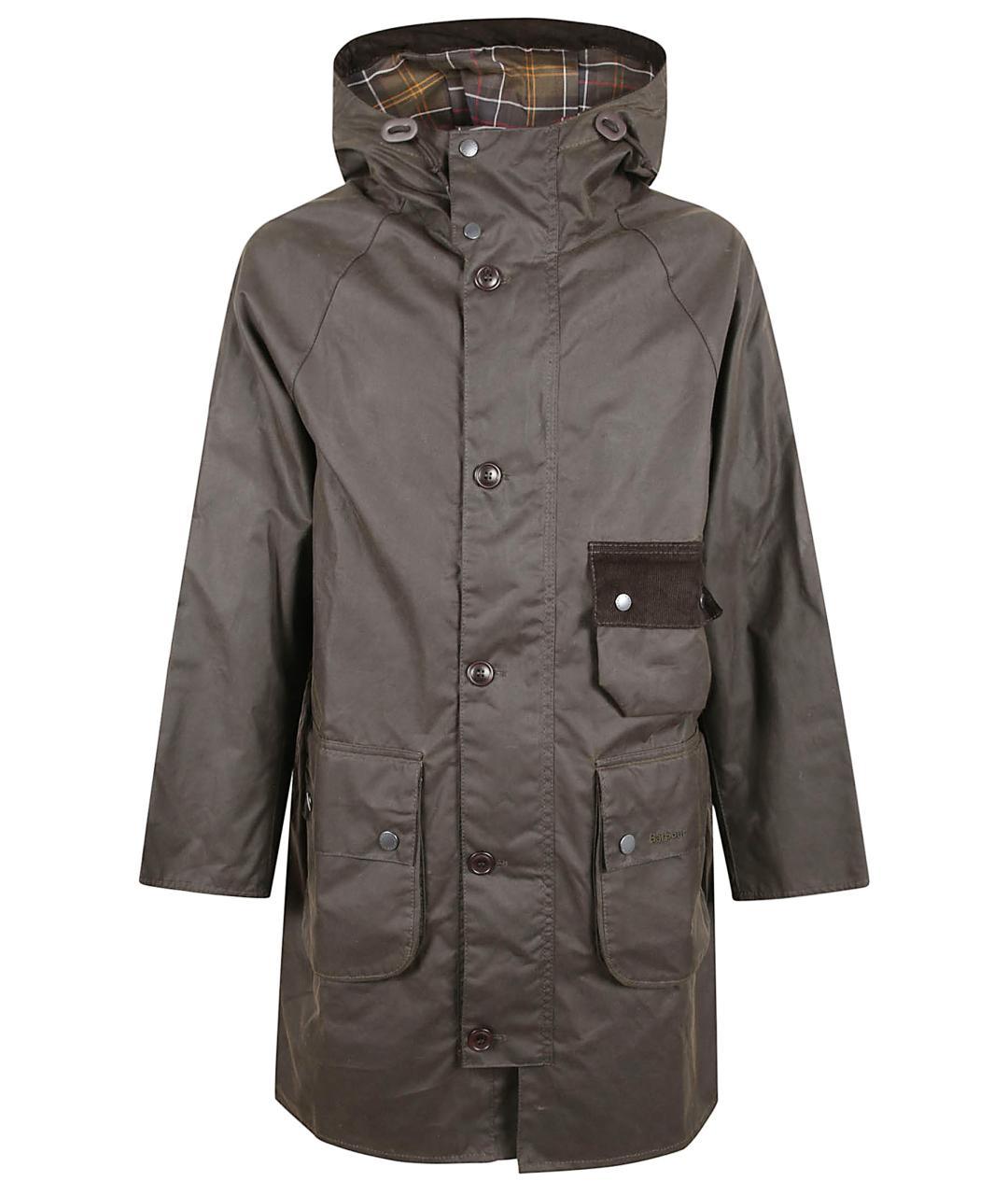 BARBOUR Зеленая хлопковая парка, фото 1