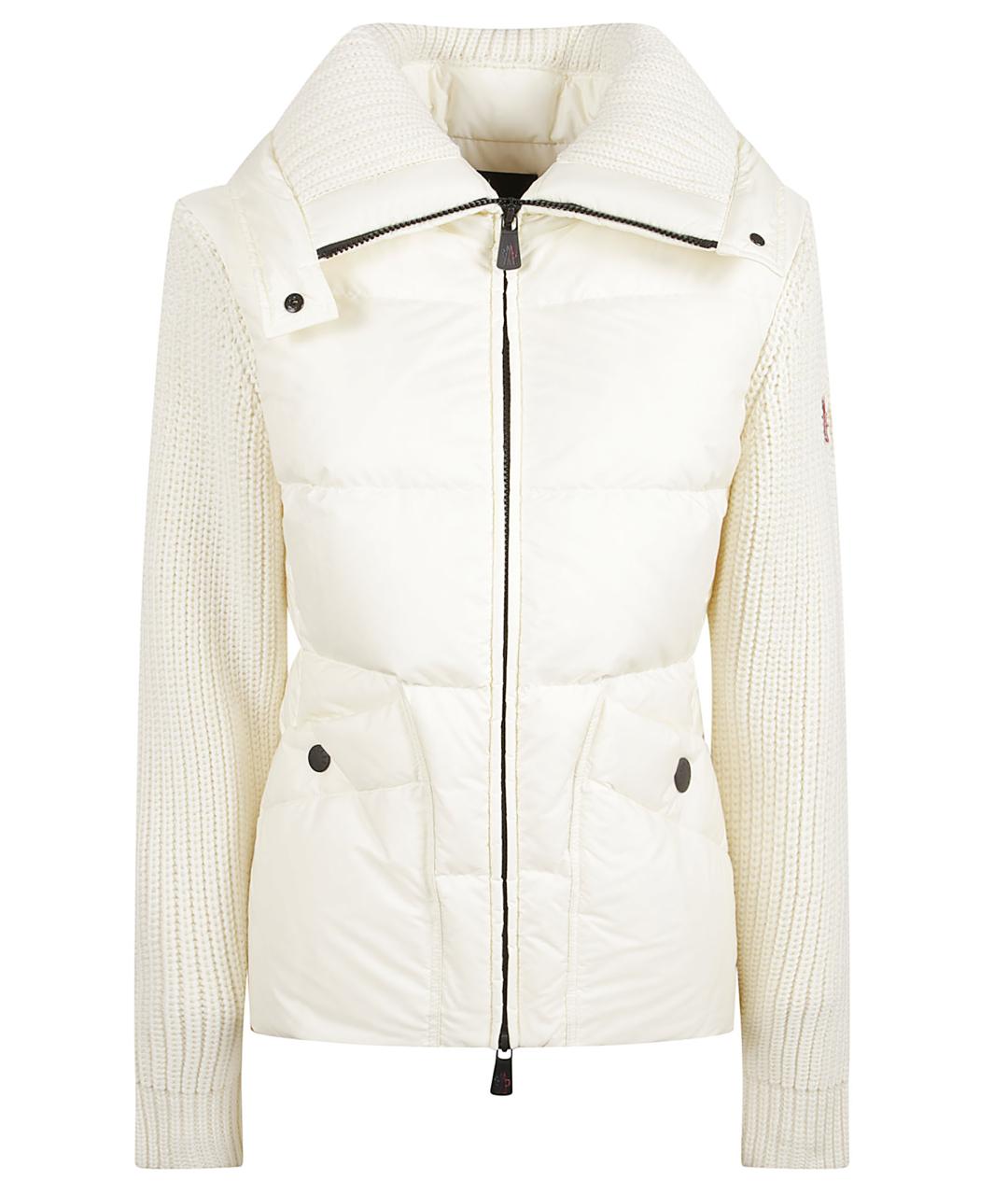 MONCLER GRENOBLE Бежевый шерстяной джемпер / свитер, фото 1