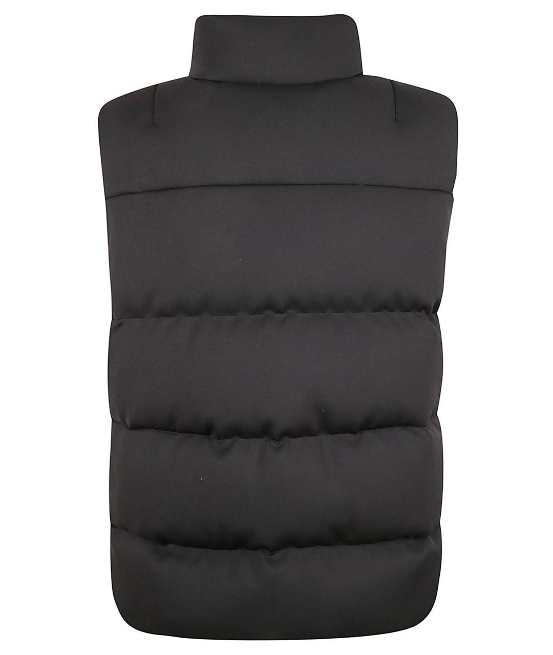 MONCLER Черный полиамидовый жилет, фото 3