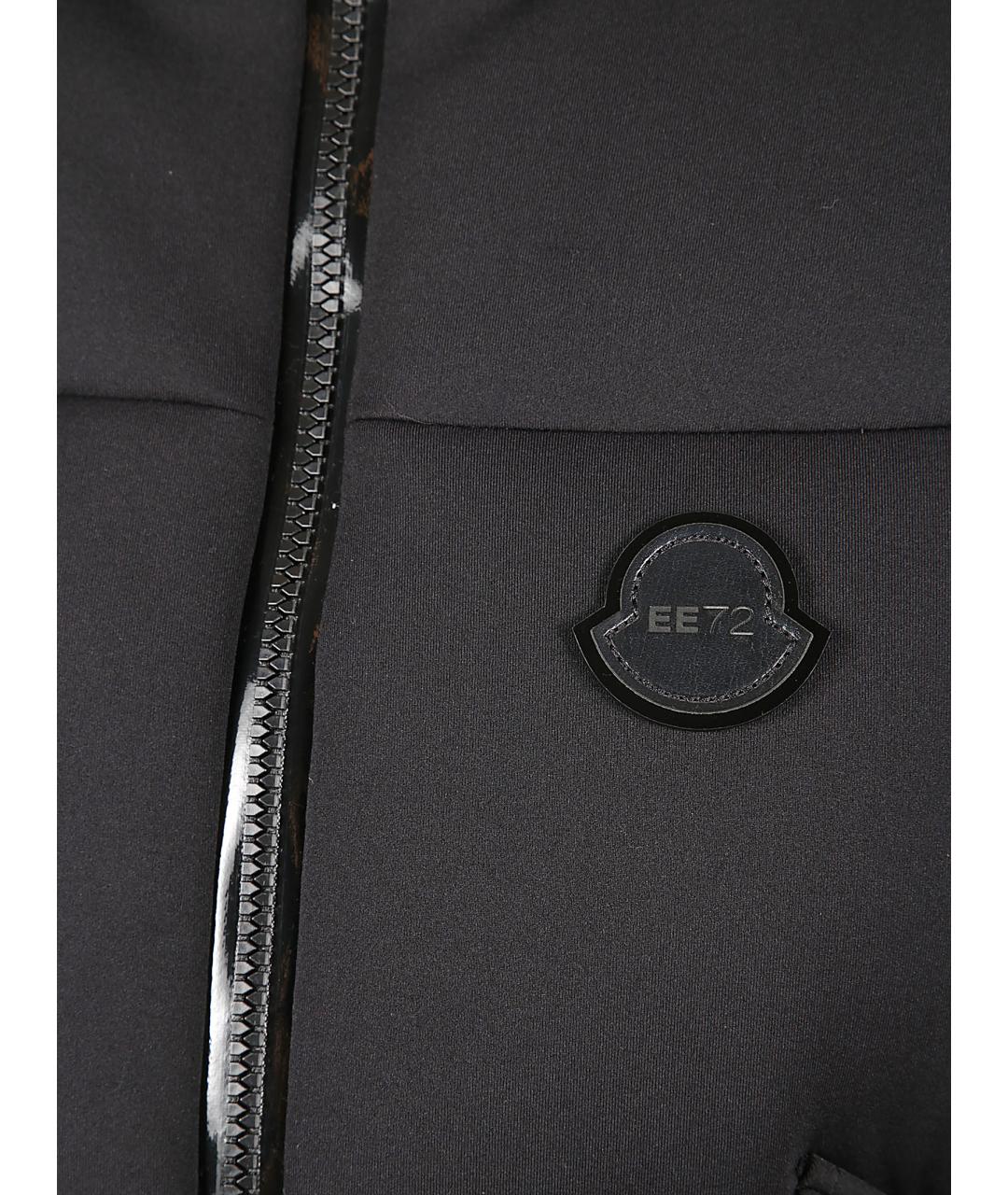 MONCLER Черный полиамидовый жилет, фото 2