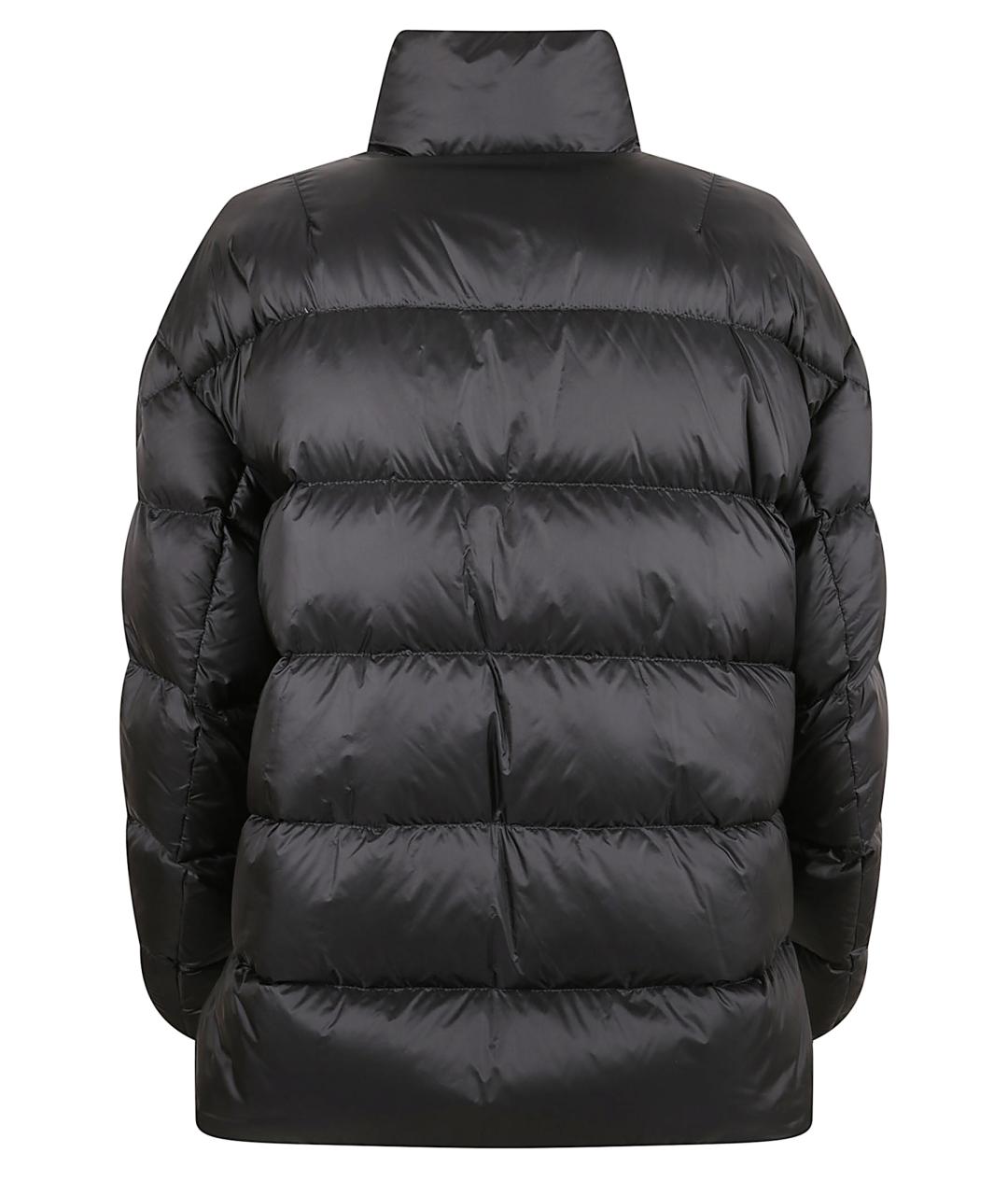 MONCLER Черный полиамидовый пуховик, фото 3