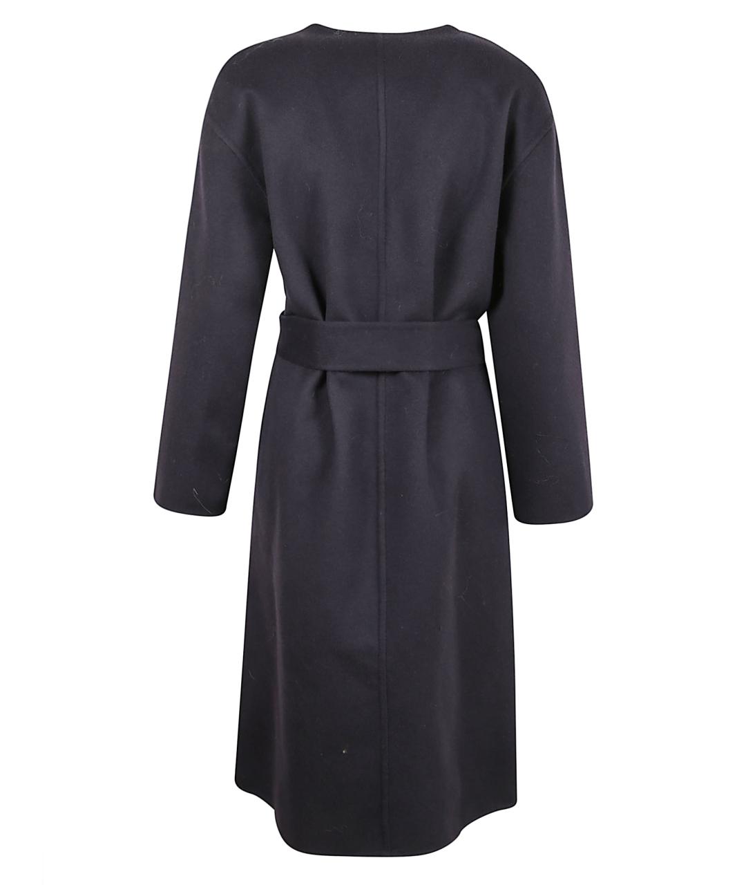 FABIANA FILIPPI Темно-синее шерстяное пальто, фото 3