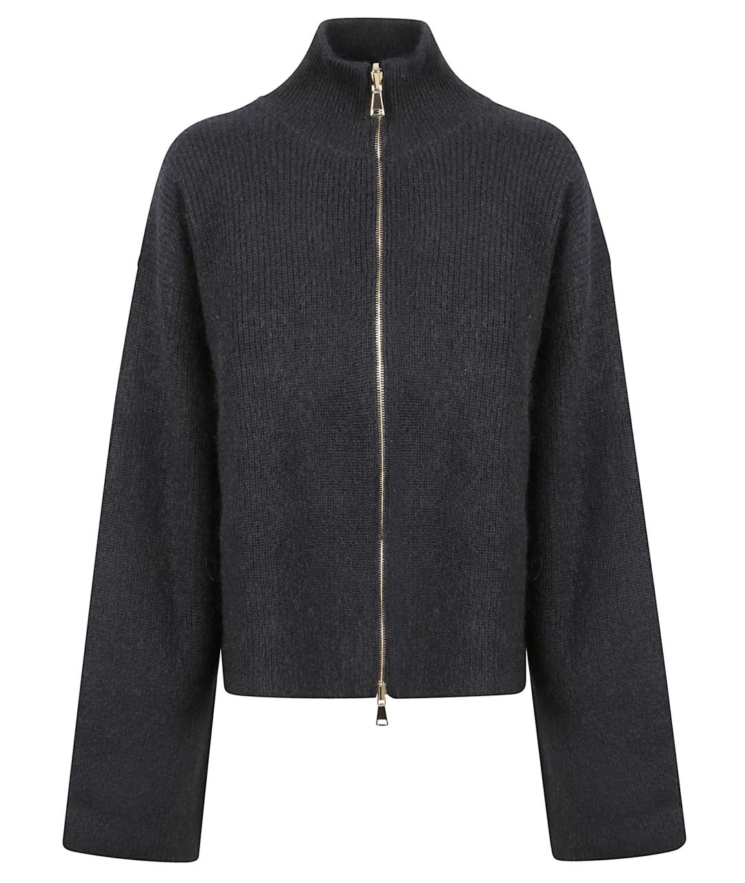 FABIANA FILIPPI Темно-синяя шерстяная куртка, фото 1