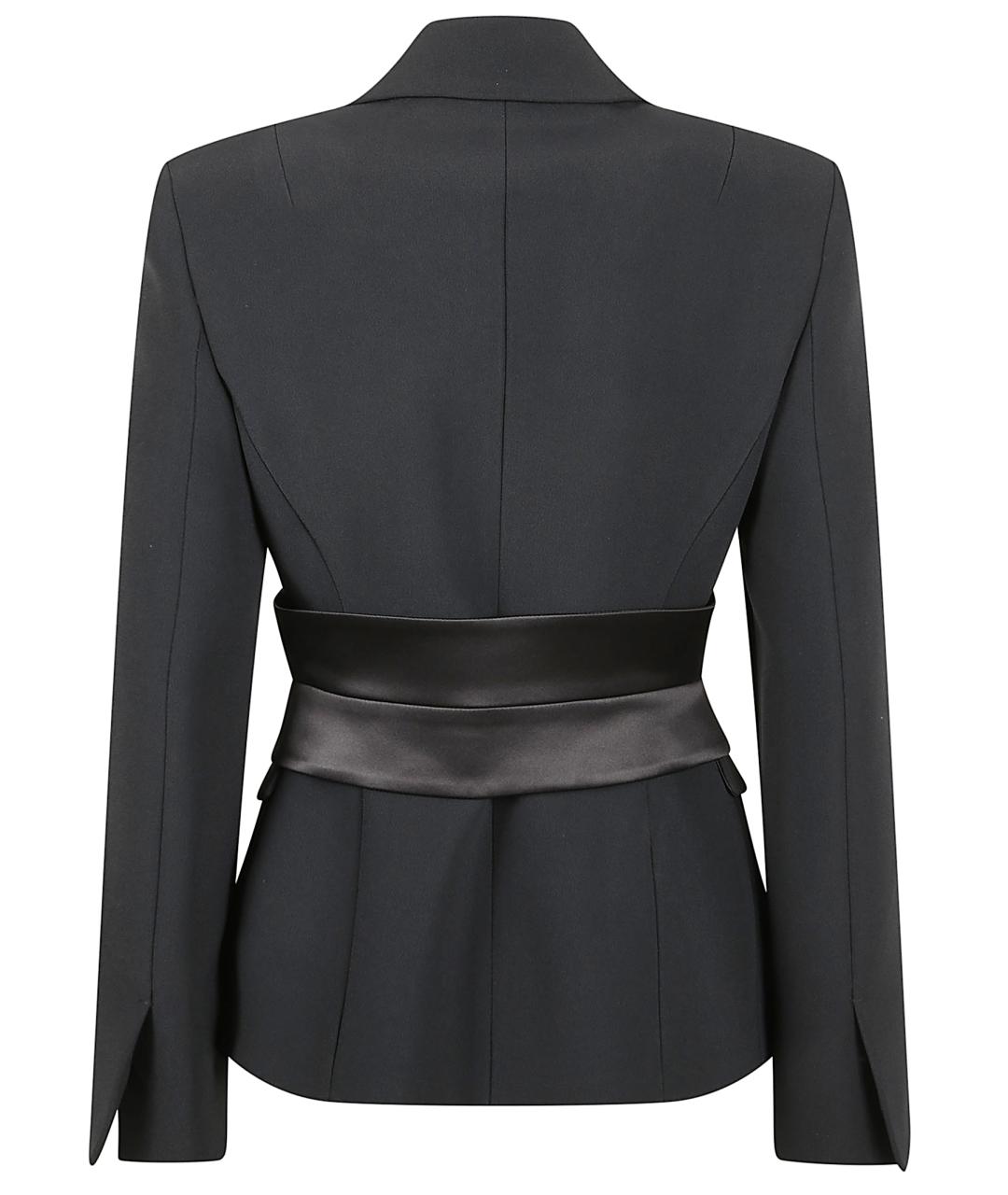 ERMANNO SCERVINO Черный вискозный жакет/пиджак, фото 3