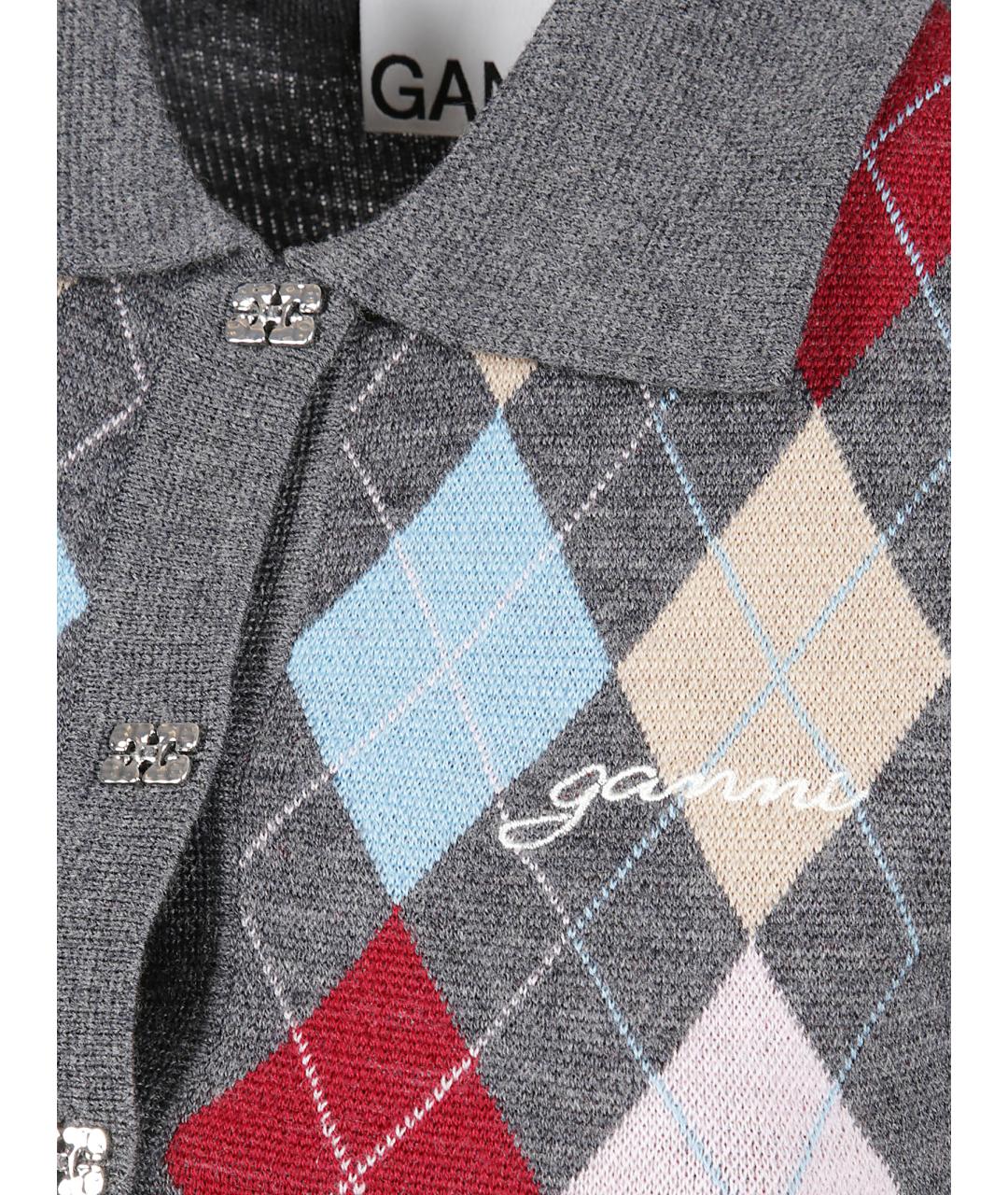 GANNI Мульти шерстяная водолазка, фото 2
