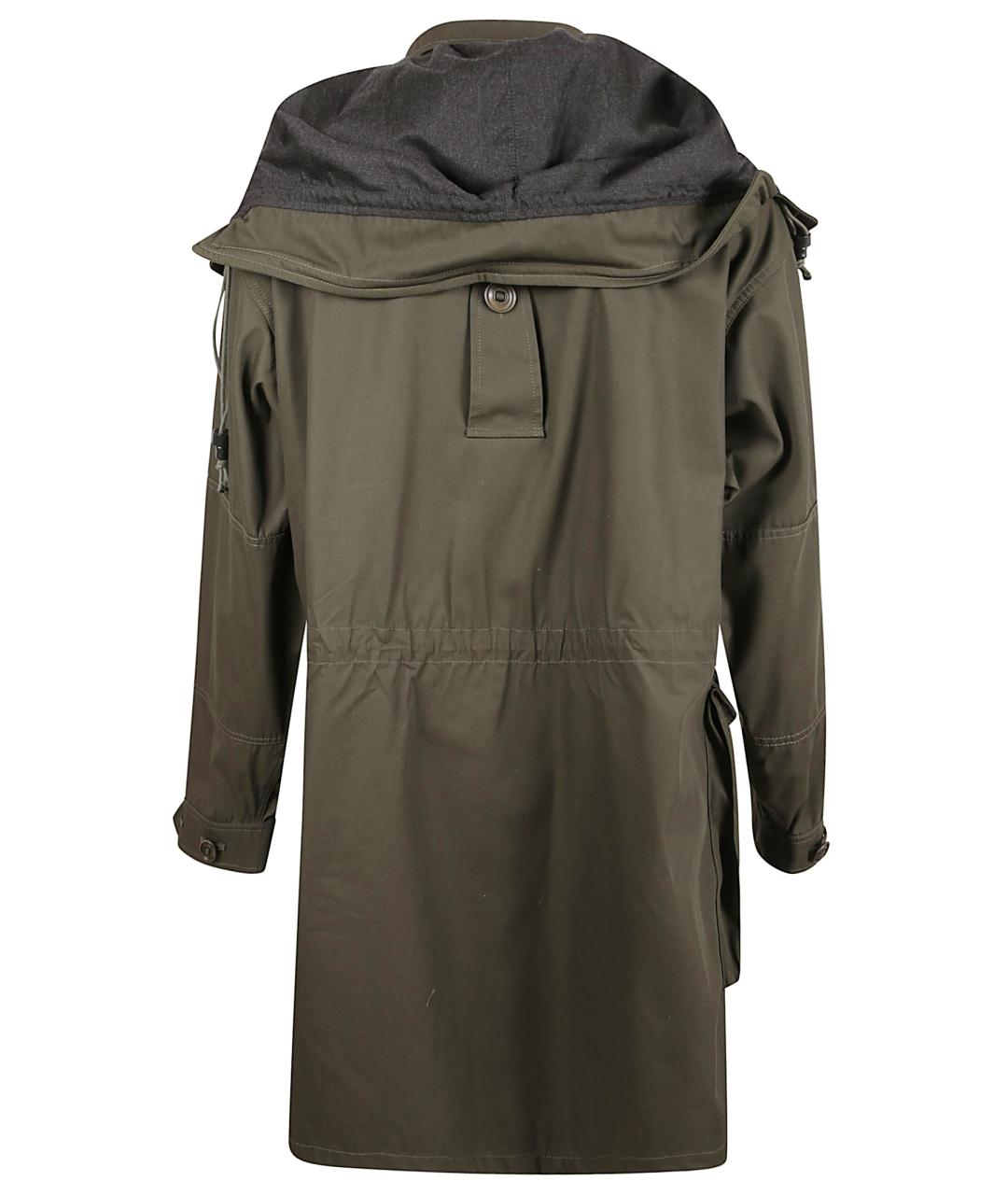 MAISON MARGIELA Зеленая хлопковая парка, фото 3