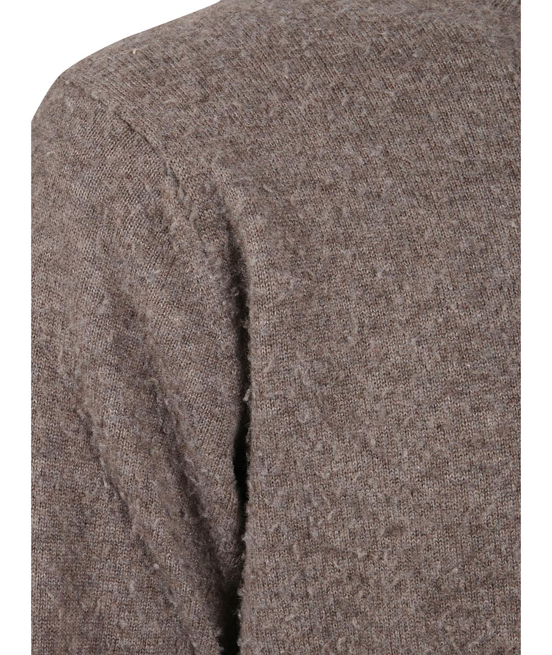 MAISON MARGIELA Коричневый кашемировый джемпер / свитер, фото 2