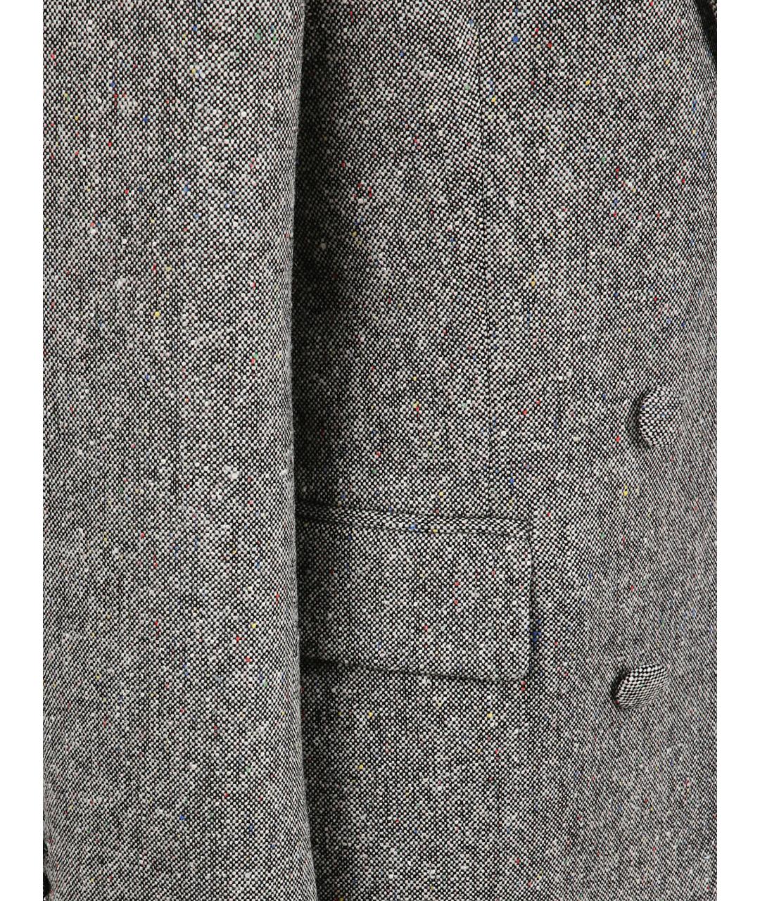 VALENTINO Серый шерстяной жакет/пиджак, фото 2