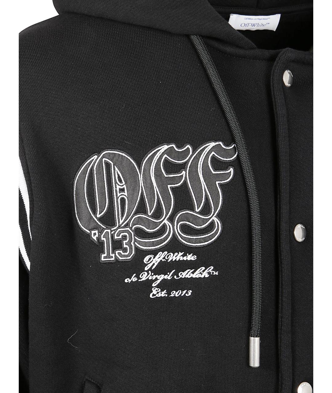 OFF-WHITE Черная хлопковая куртка, фото 2