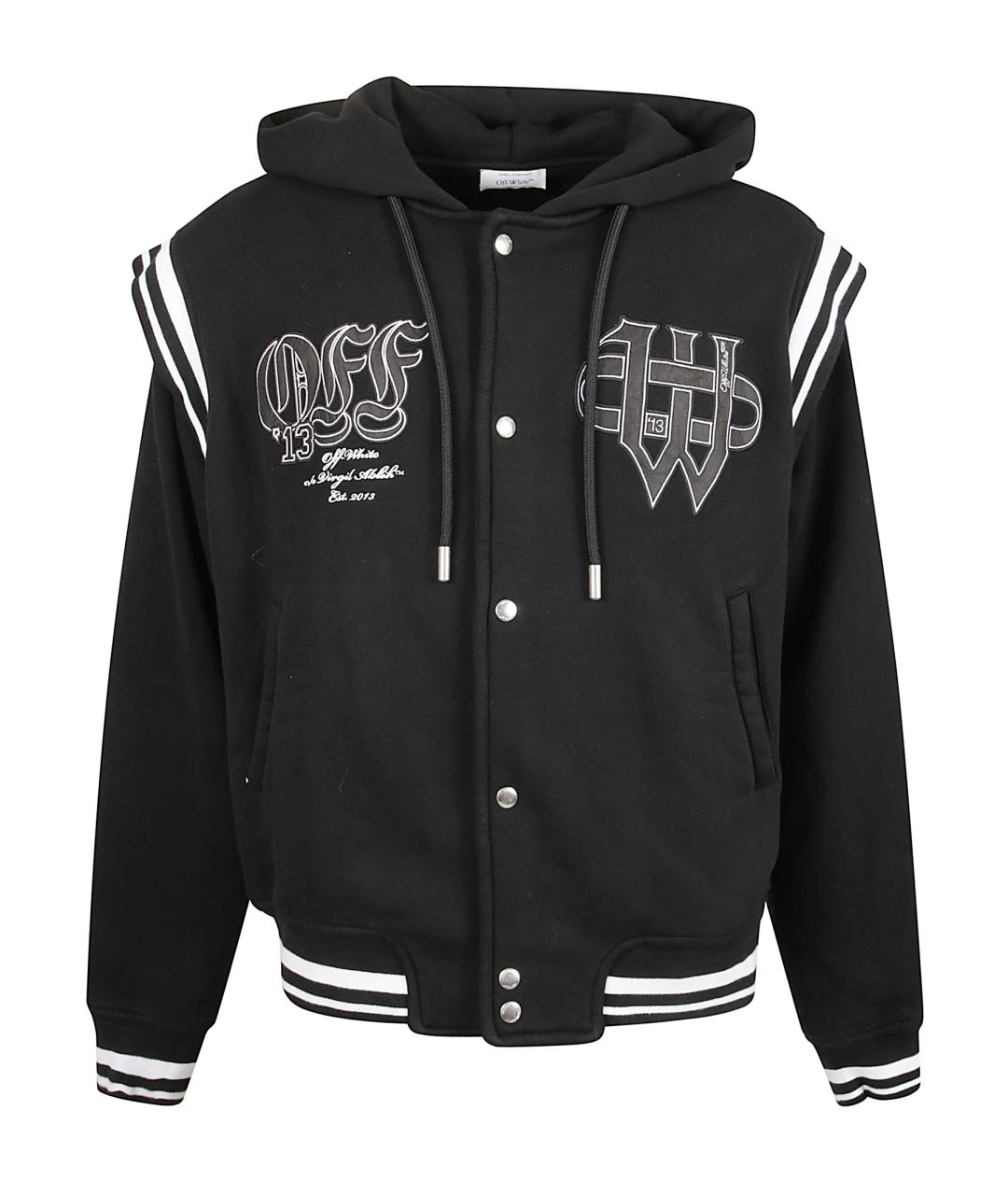 OFF-WHITE Черная хлопковая куртка, фото 1