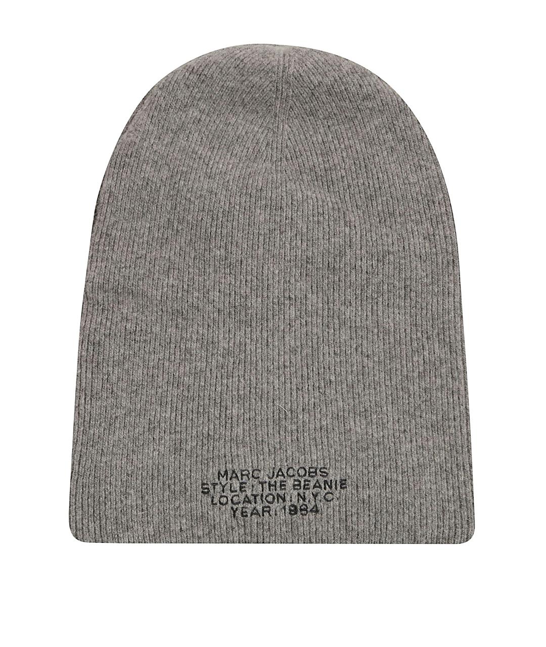 MARC JACOBS Серая шерстяная шапка, фото 2