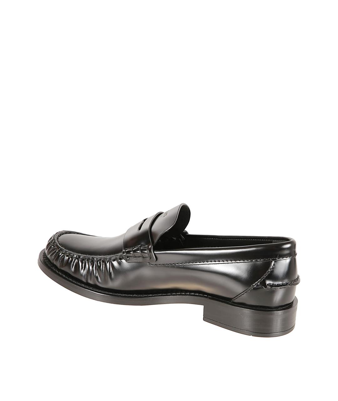 PRADA Черные кожаные лоферы, фото 3