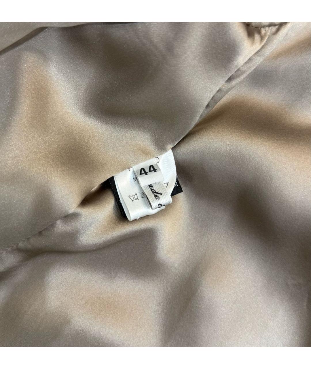 VINICIO PAJARO Бежевая меховая шуба, фото 5