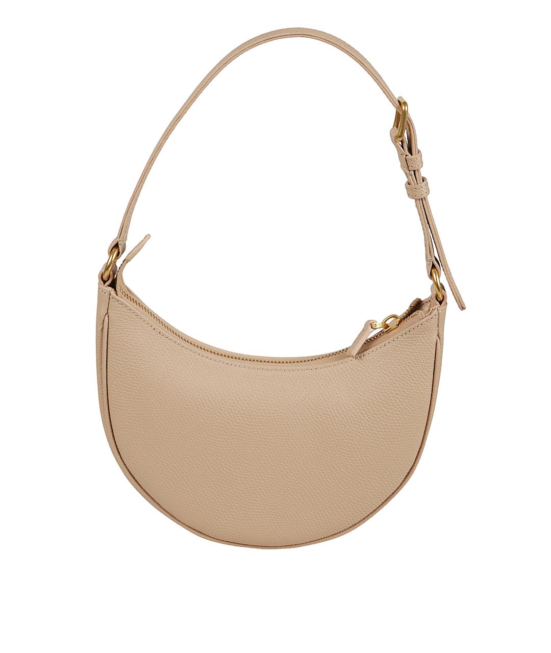 VALENTINO Бежевая кожаная сумка через плечо, фото 2