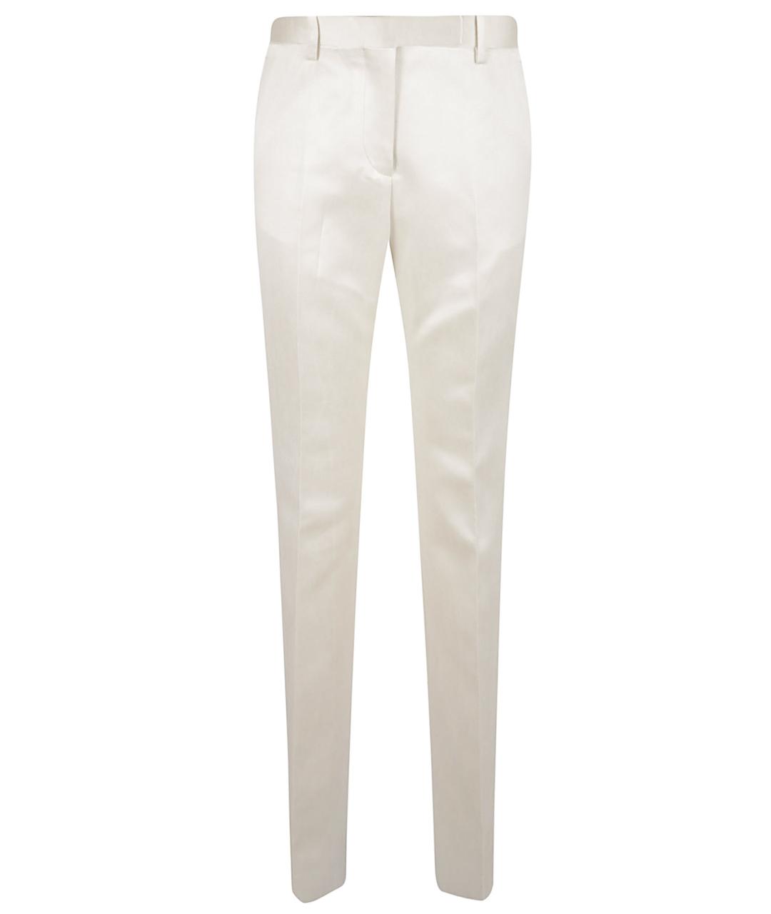 TOM FORD Бежевые хлопковые брюки узкие, фото 1