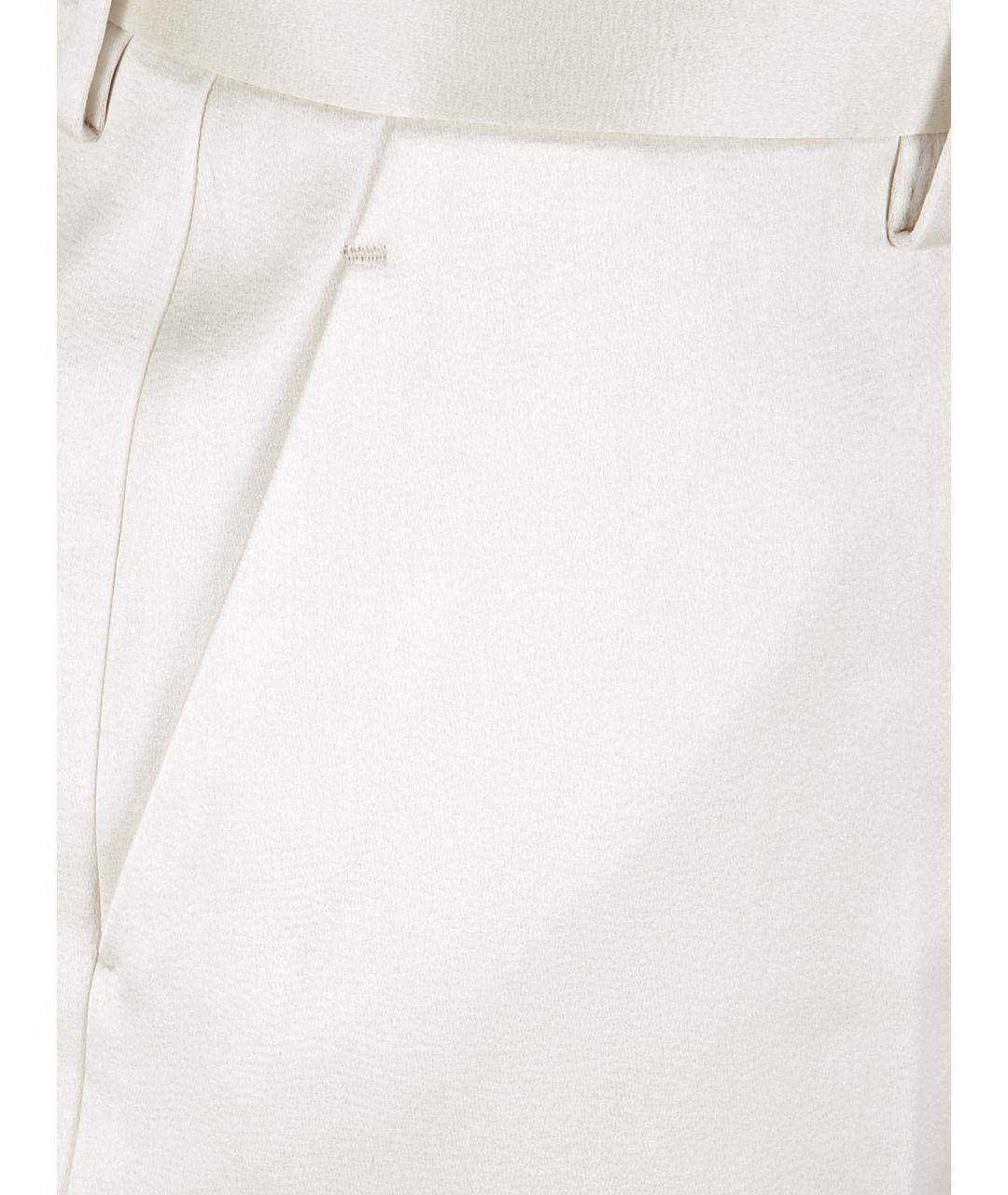 TOM FORD Бежевые хлопковые брюки узкие, фото 2