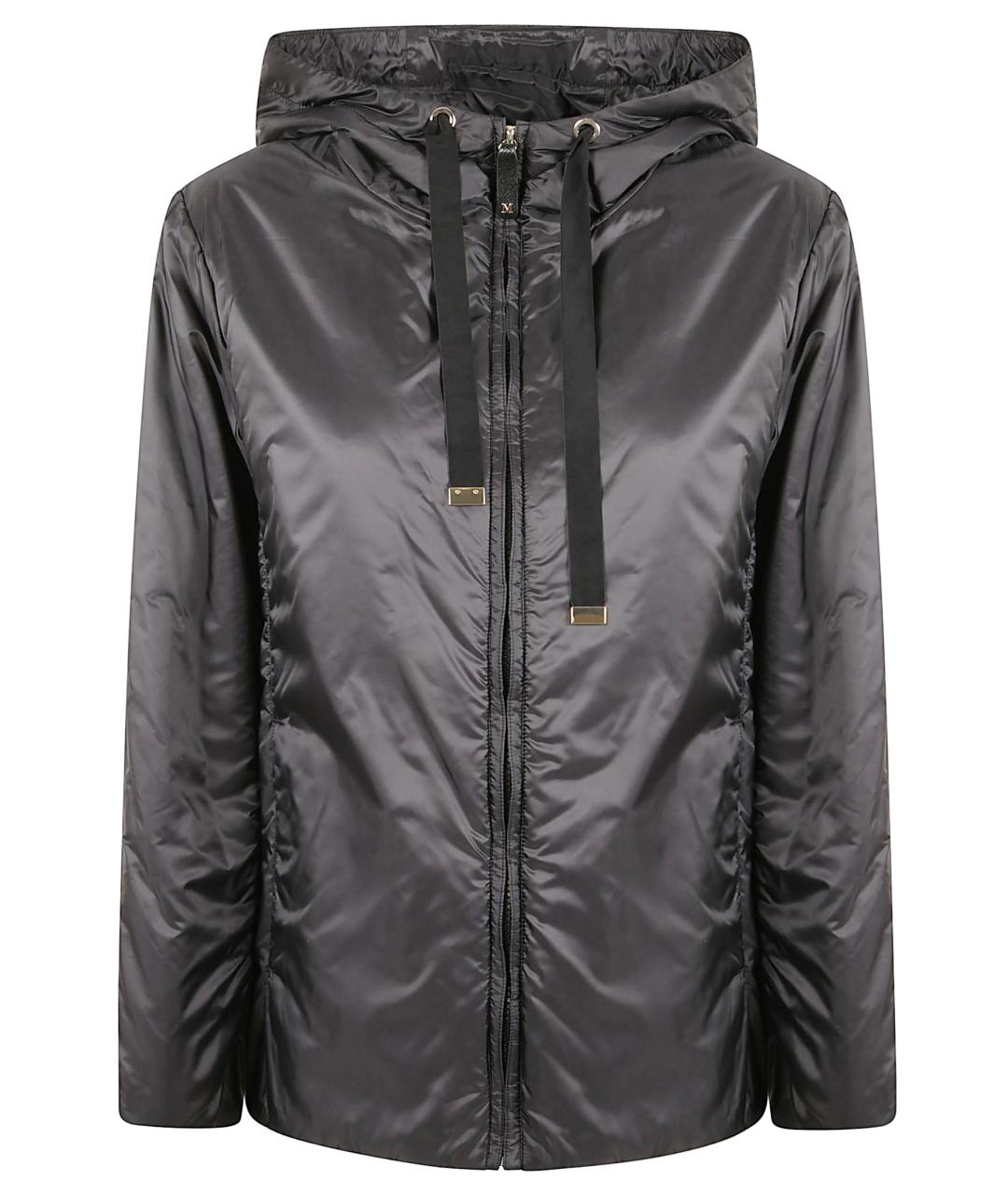 MAX MARA Черная полиэстеровая куртка, фото 1