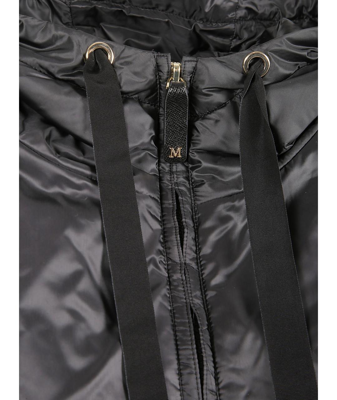 MAX MARA Черная полиэстеровая куртка, фото 2