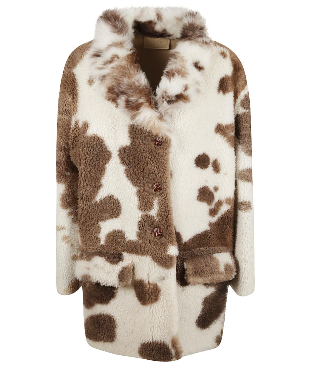 PRADA Мульти кожаная шуба, фото 1