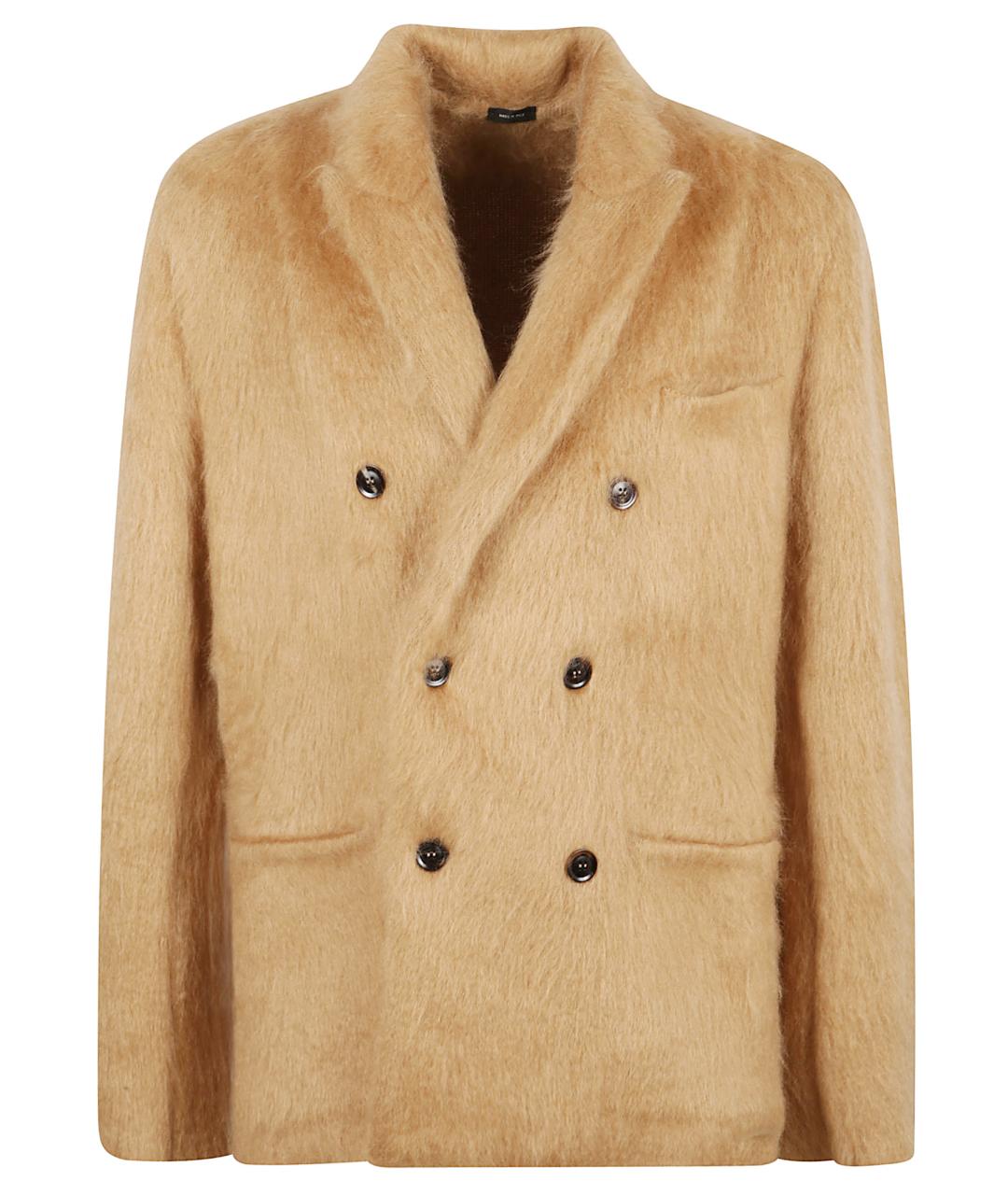 TOM FORD Бежевое кашемировое пальто, фото 1