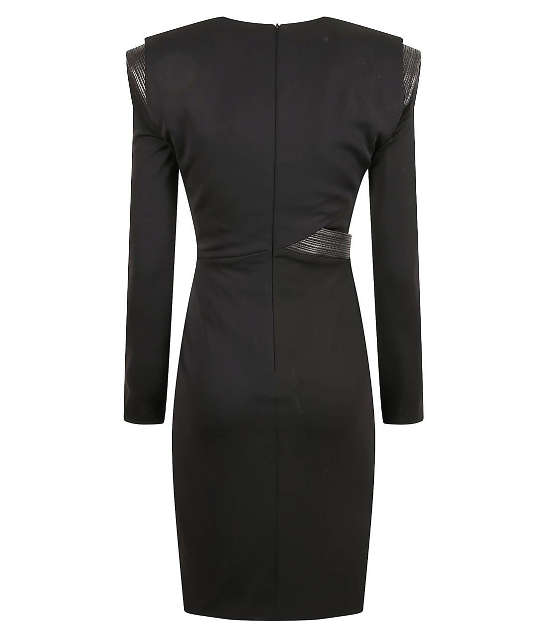 VERSACE Черное вискозное вечернее платье, фото 3