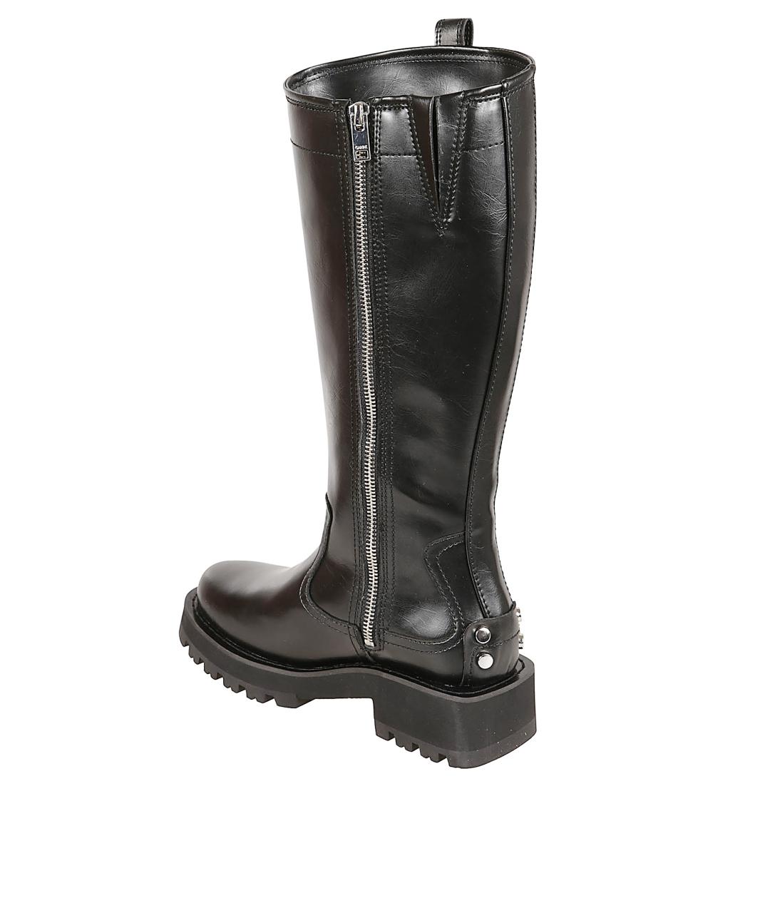 GANNI Черные сапоги из искусственной кожи, фото 2