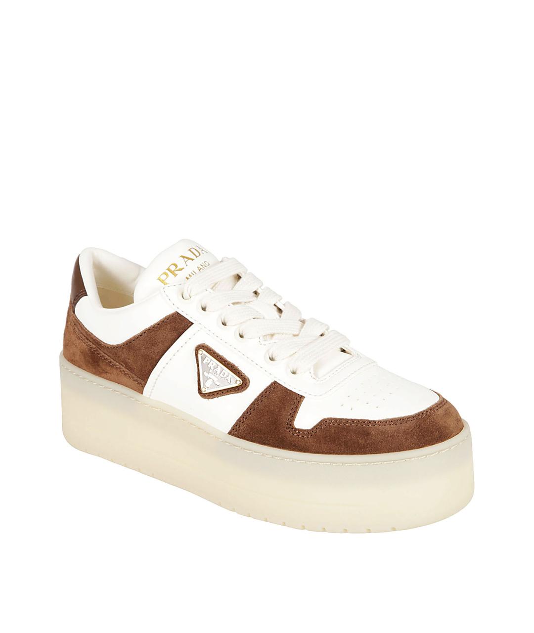 PRADA Мульти кожаные кеды, фото 2