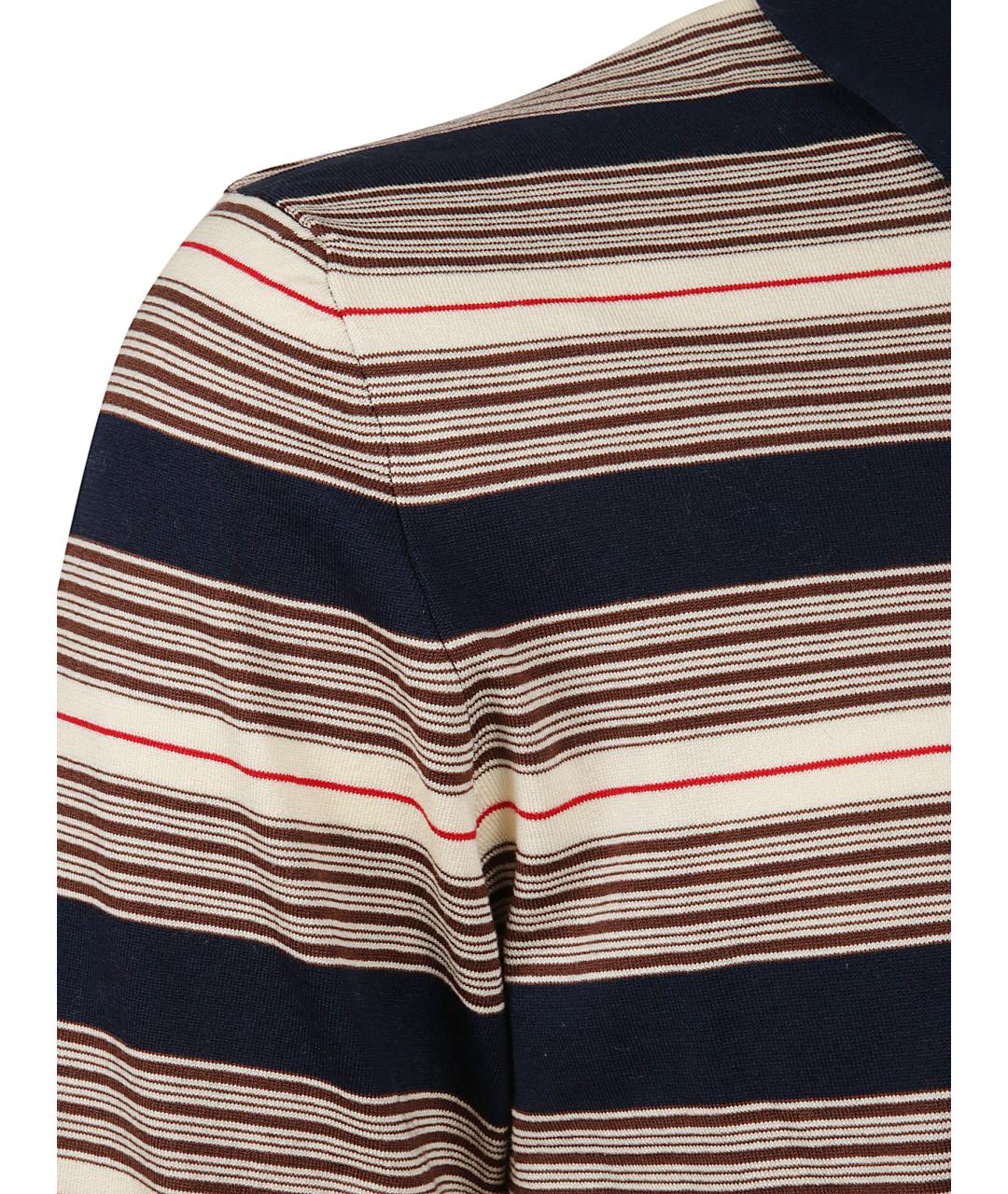 PRADA Мульти хлопковое поло с коротким рукавом, фото 2