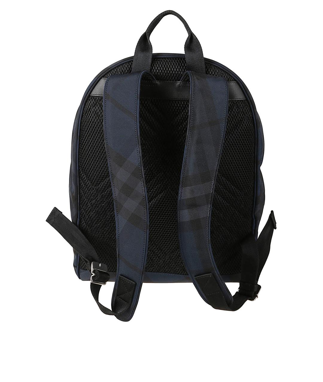 BURBERRY Темно-синий синтетический рюкзак, фото 2