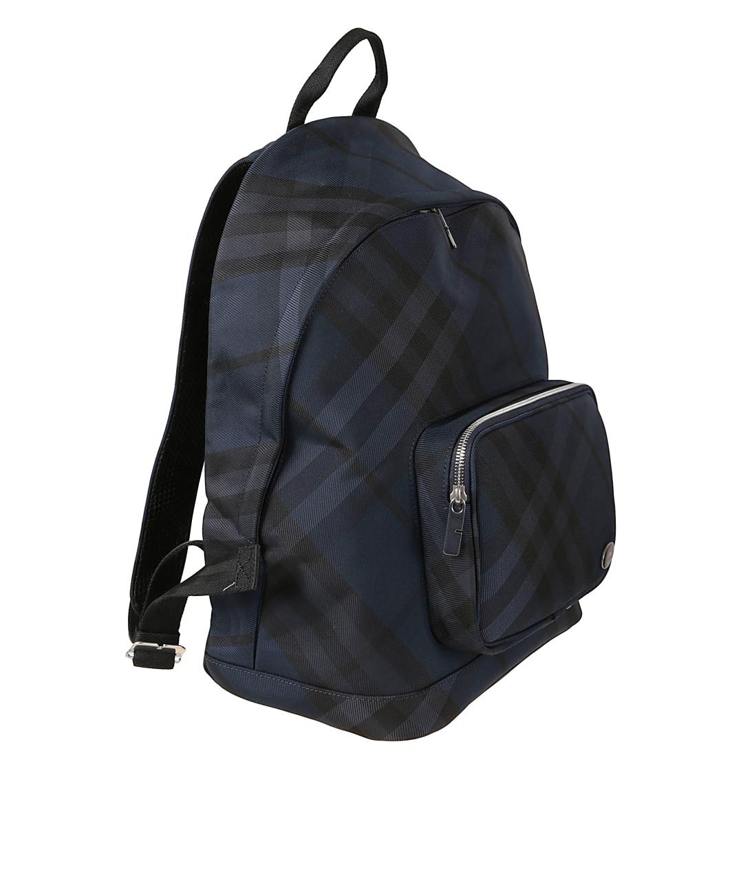 BURBERRY Темно-синий синтетический рюкзак, фото 3