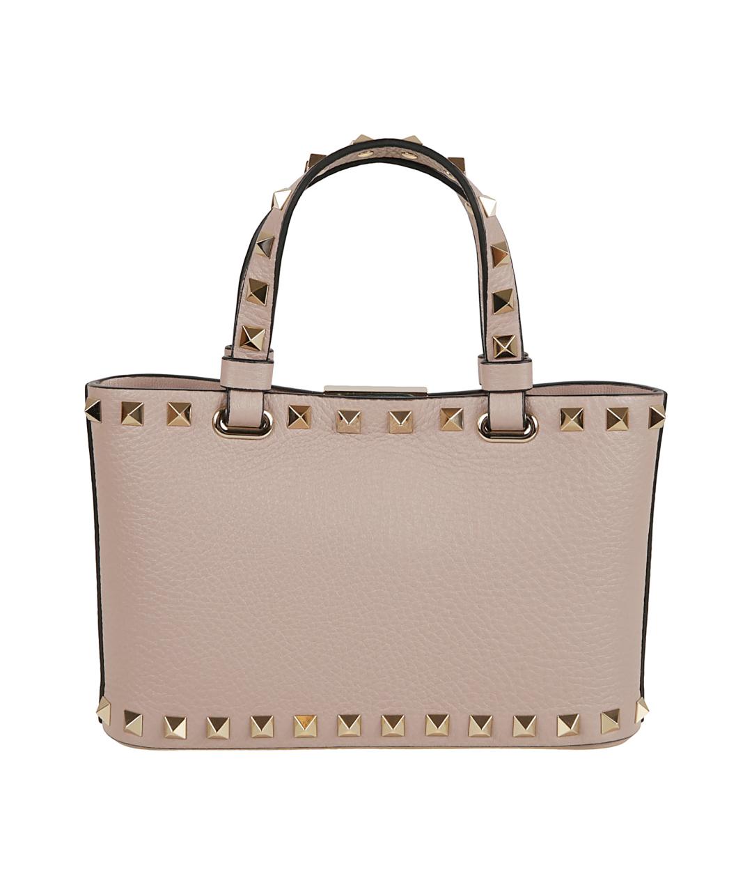 VALENTINO Бежевая кожаная сумка через плечо, фото 2