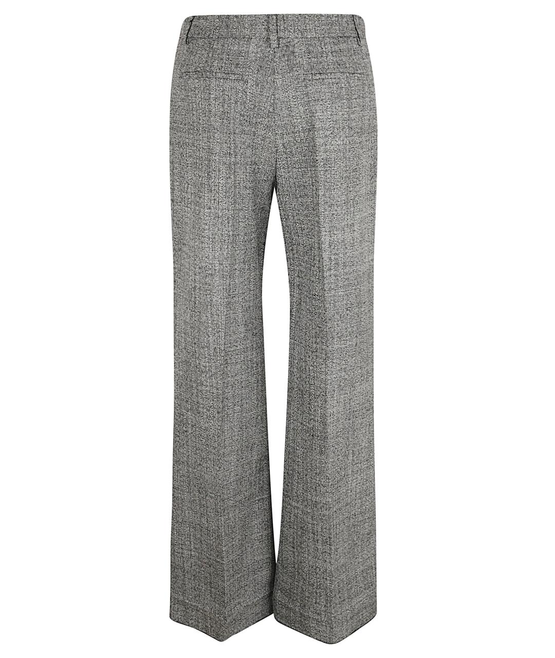 VALENTINO Мульти атласные прямые брюки, фото 3