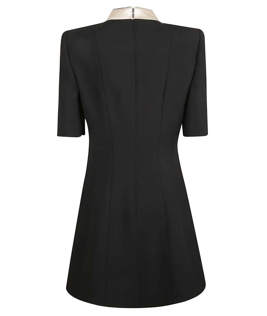 VALENTINO Черное шерстяное коктейльное платье, фото 3