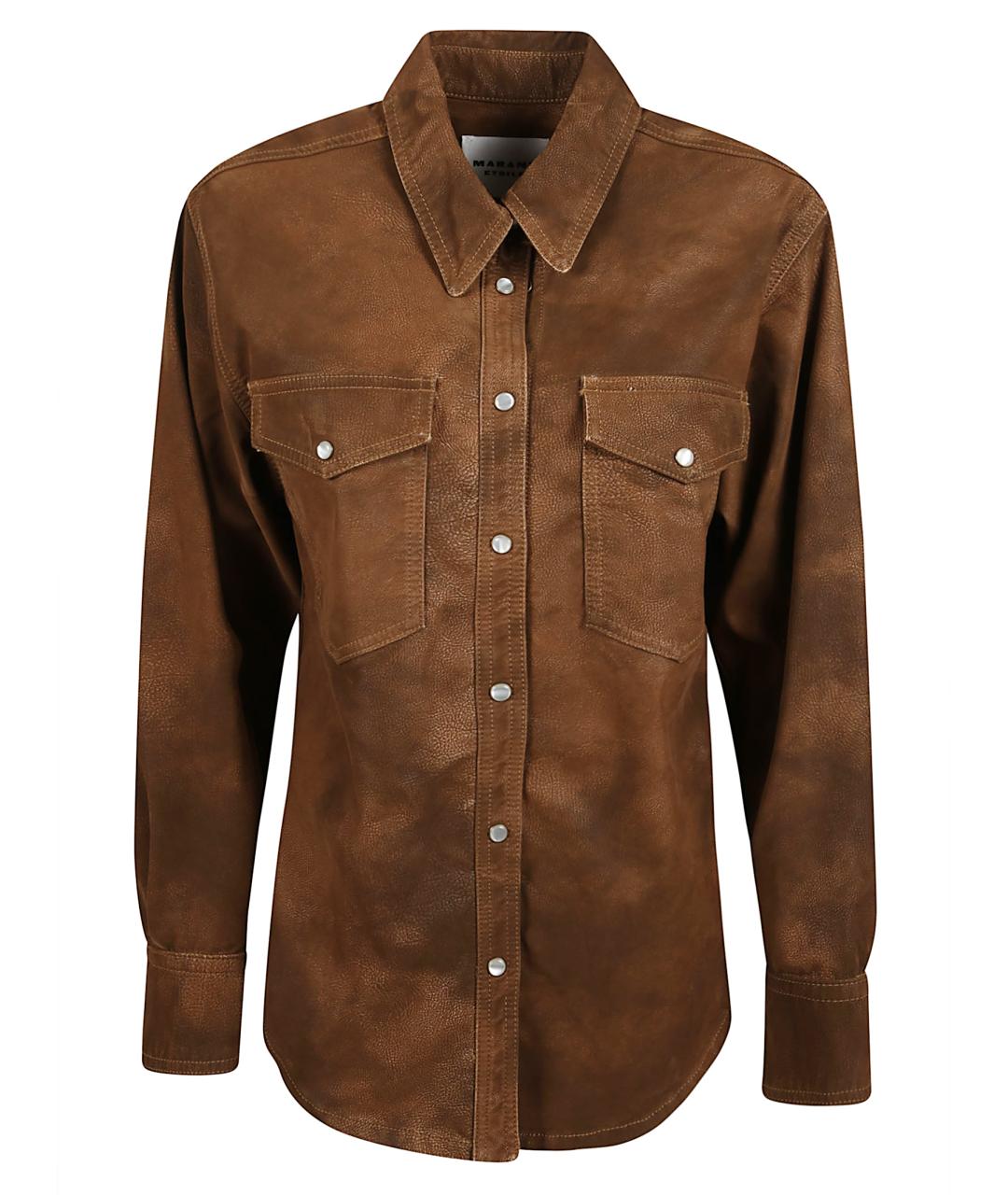 ISABEL MARANT ETOILE Коричневая рубашка, фото 1