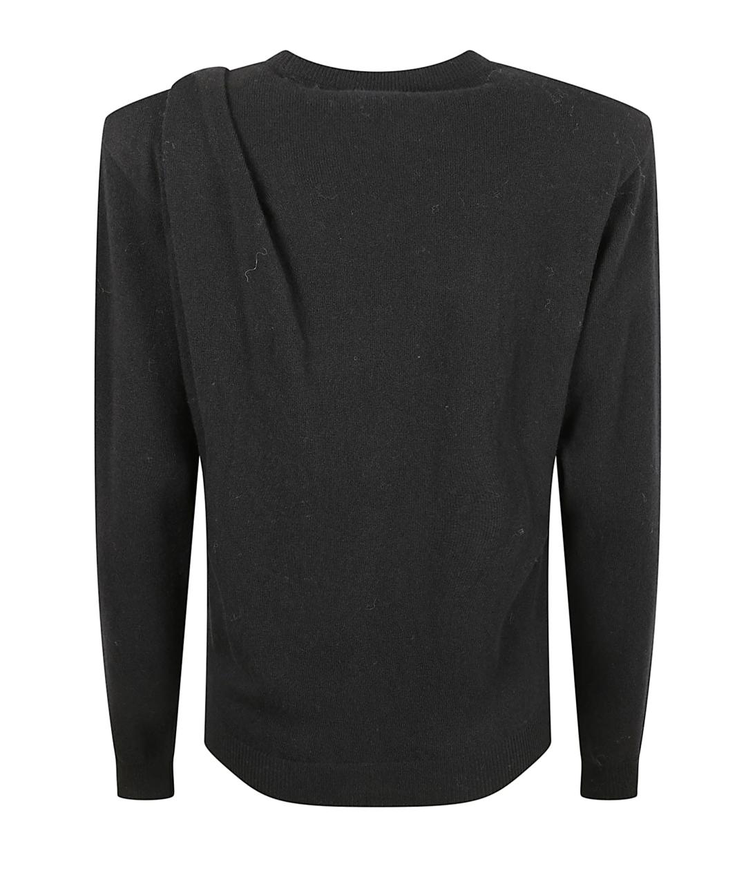 VERSACE Черный шерстяной джемпер / свитер, фото 3