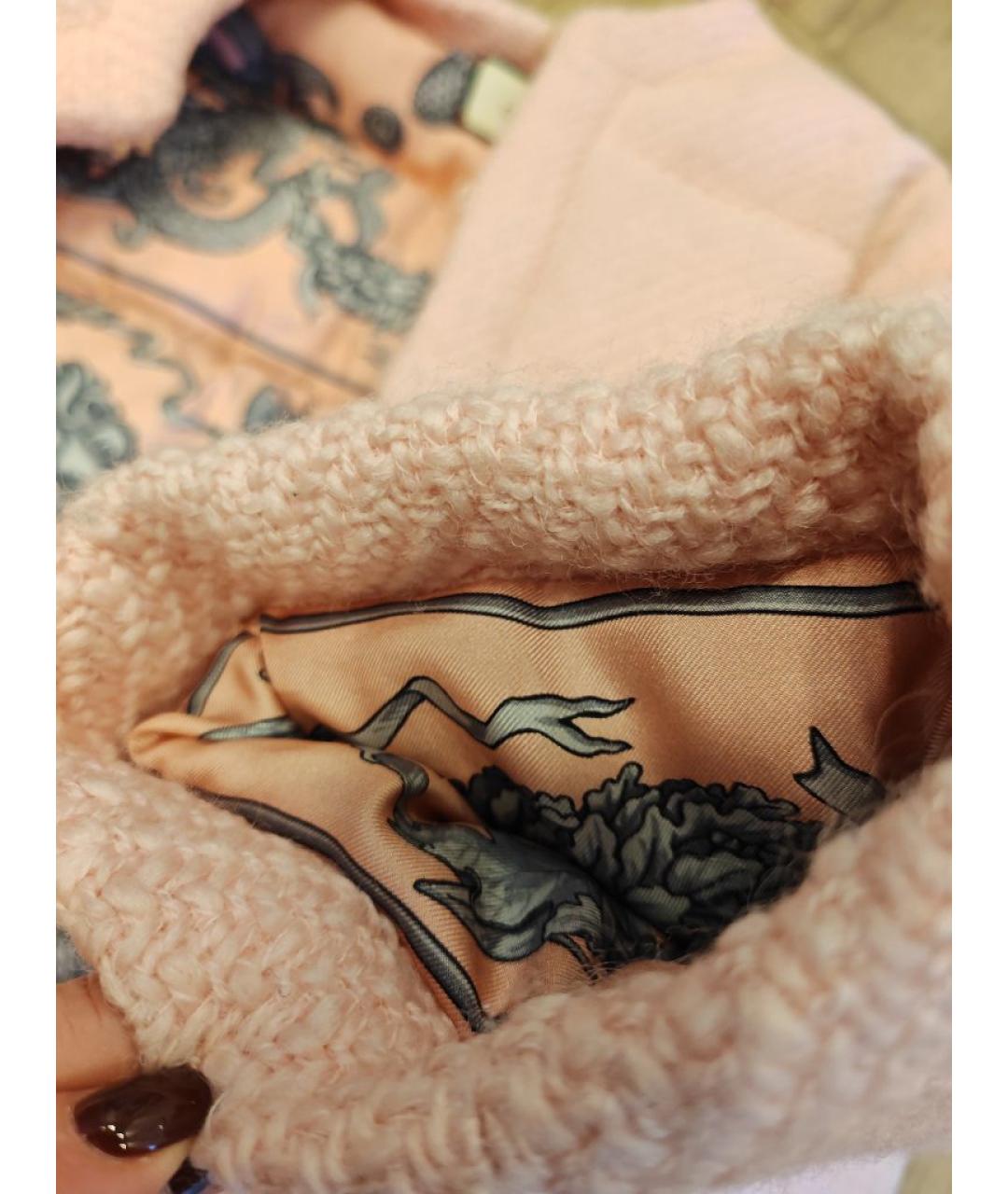 GUCCI Розовая шерстяная куртка, фото 7