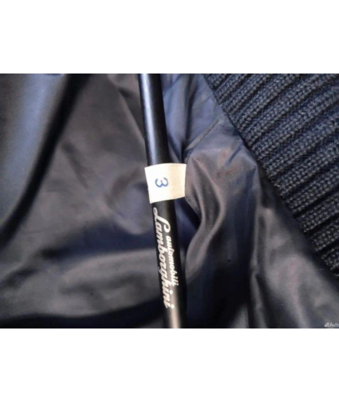 MONCLER Черный шерстяной пуховик, фото 6