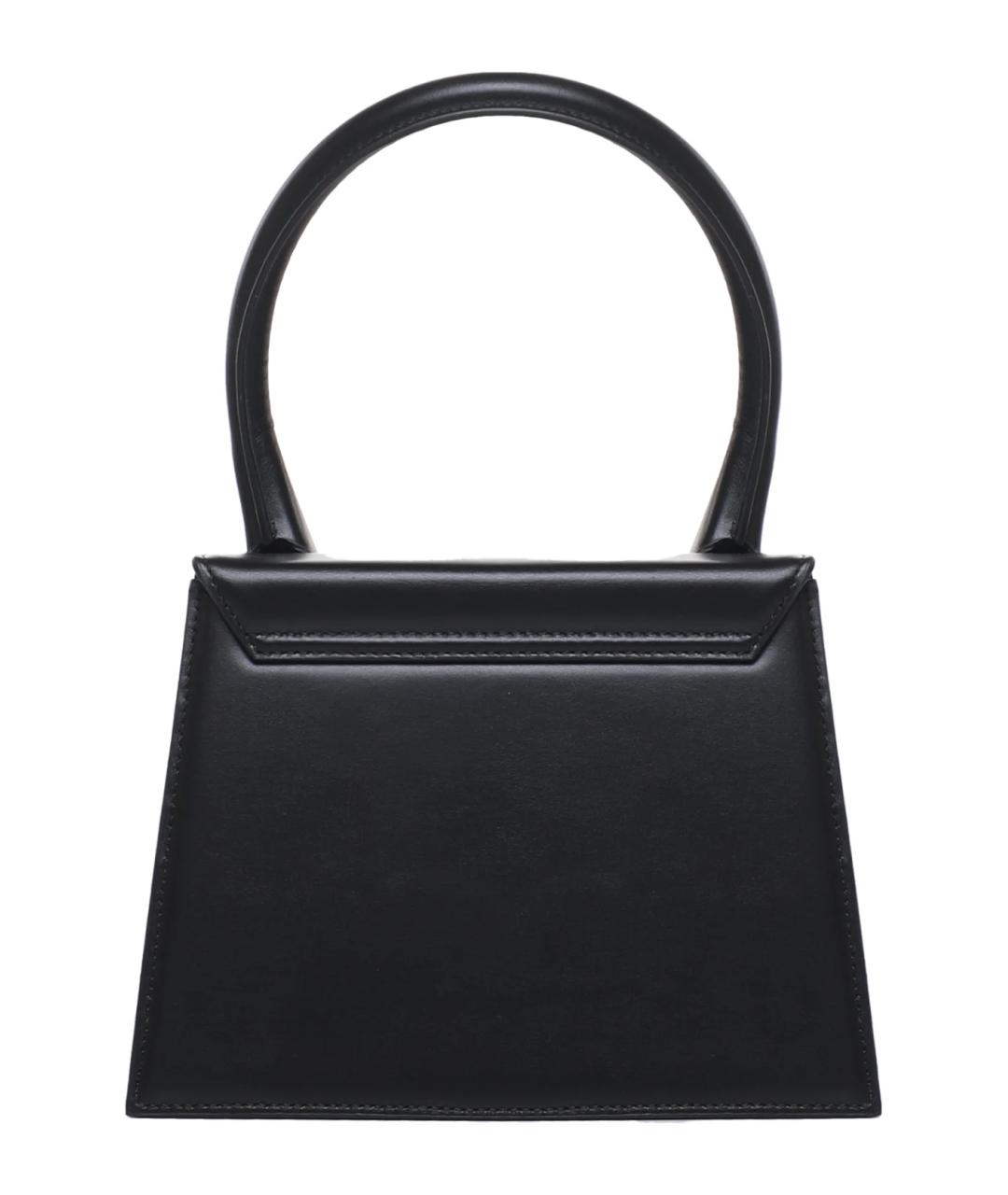 JACQUEMUS Черная сумка с короткими ручками, фото 3