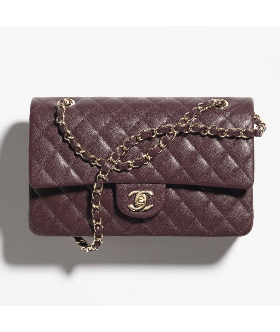 CHANEL Коричневая кожаная сумка через плечо, фото 4