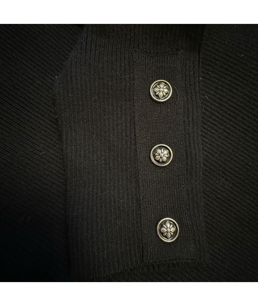 JOHN RICHMOND Черное вискозное повседневное платье, фото 3