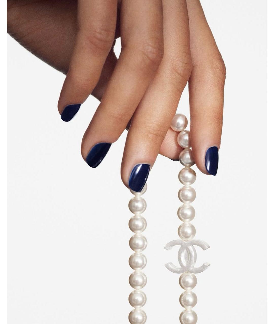 CHANEL Белое жемчужное колье, фото 5