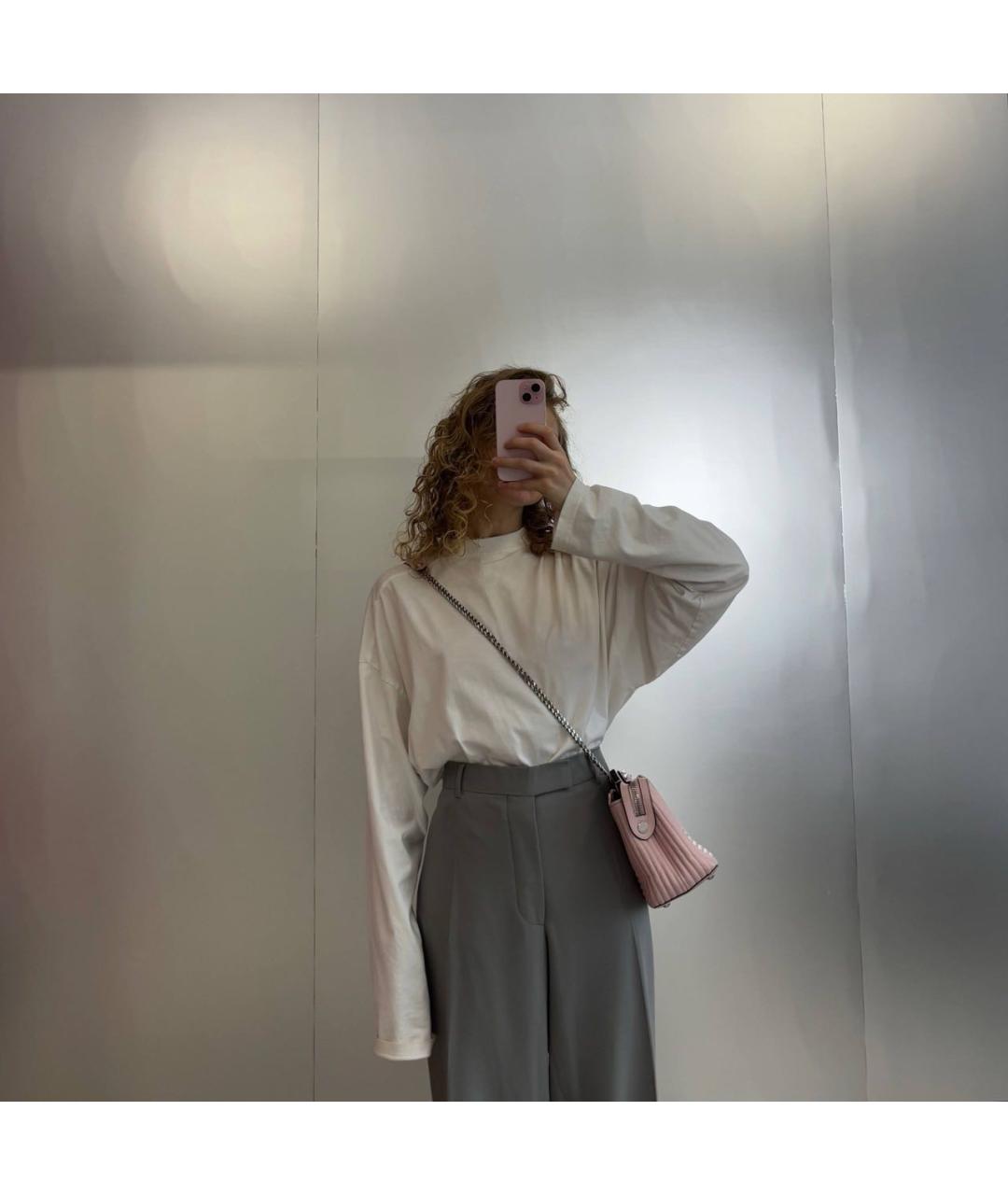 FENDI Розовая кожаная сумка через плечо, фото 5