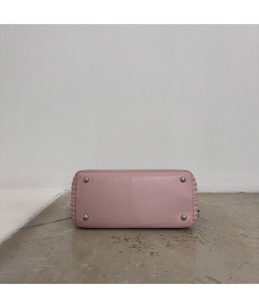 FENDI Розовая кожаная сумка через плечо, фото 7