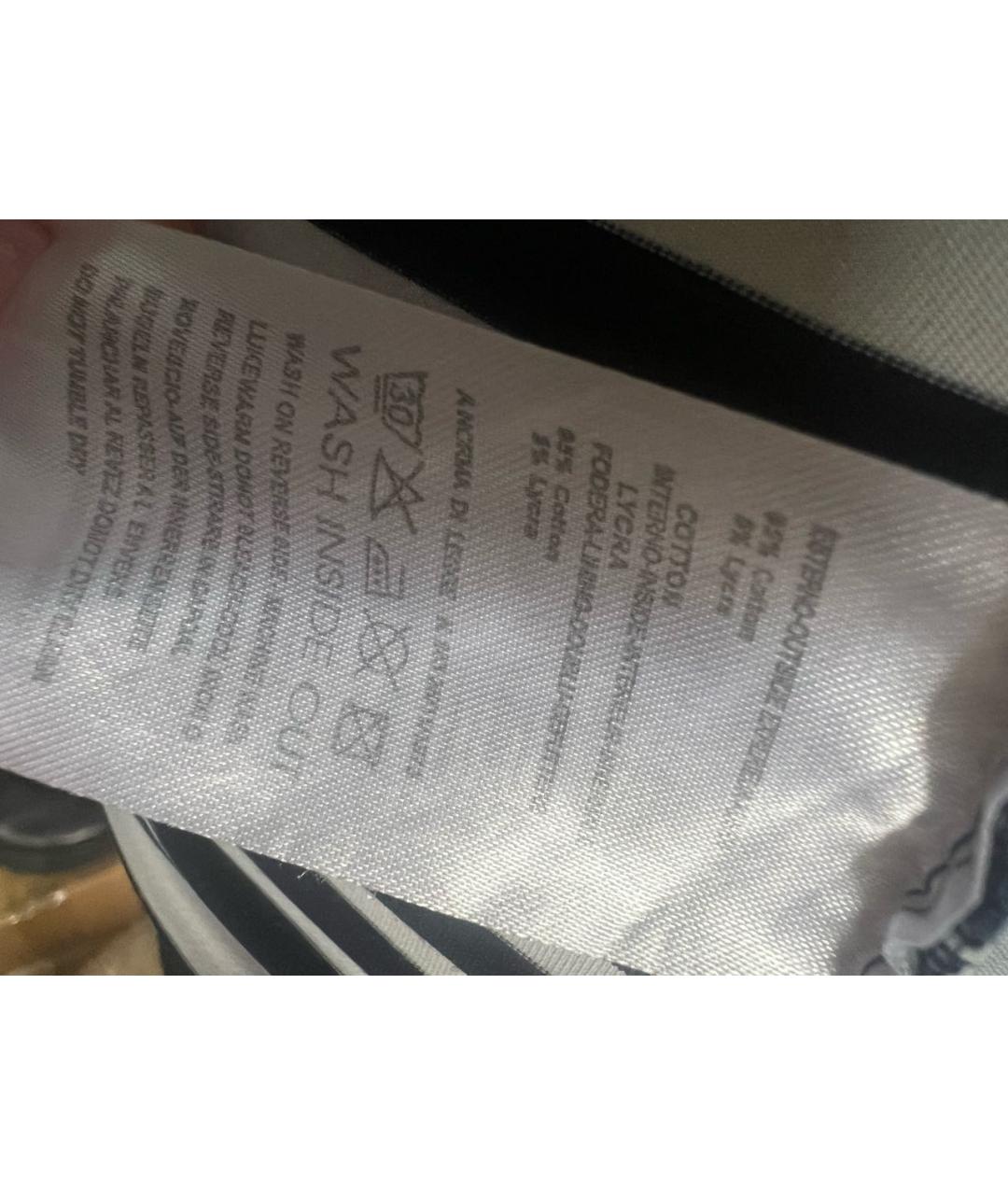 ELISABETTA FRANCHI Мульти хлопко-эластановая майка, фото 6