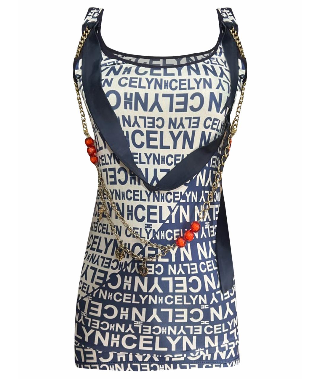 ELISABETTA FRANCHI Мульти хлопко-эластановая майка, фото 1